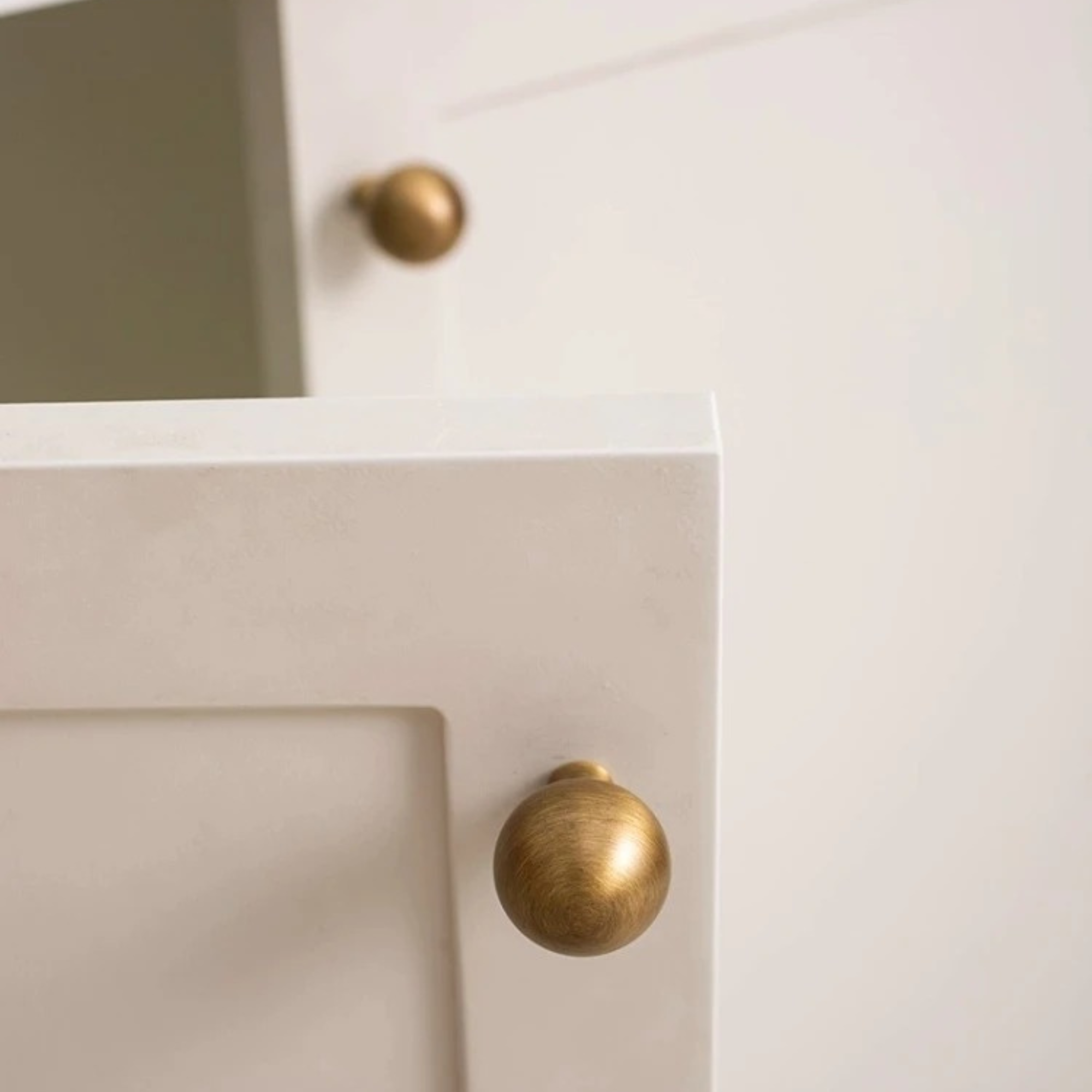Antique Brass Pulls With Sphere End | Corona