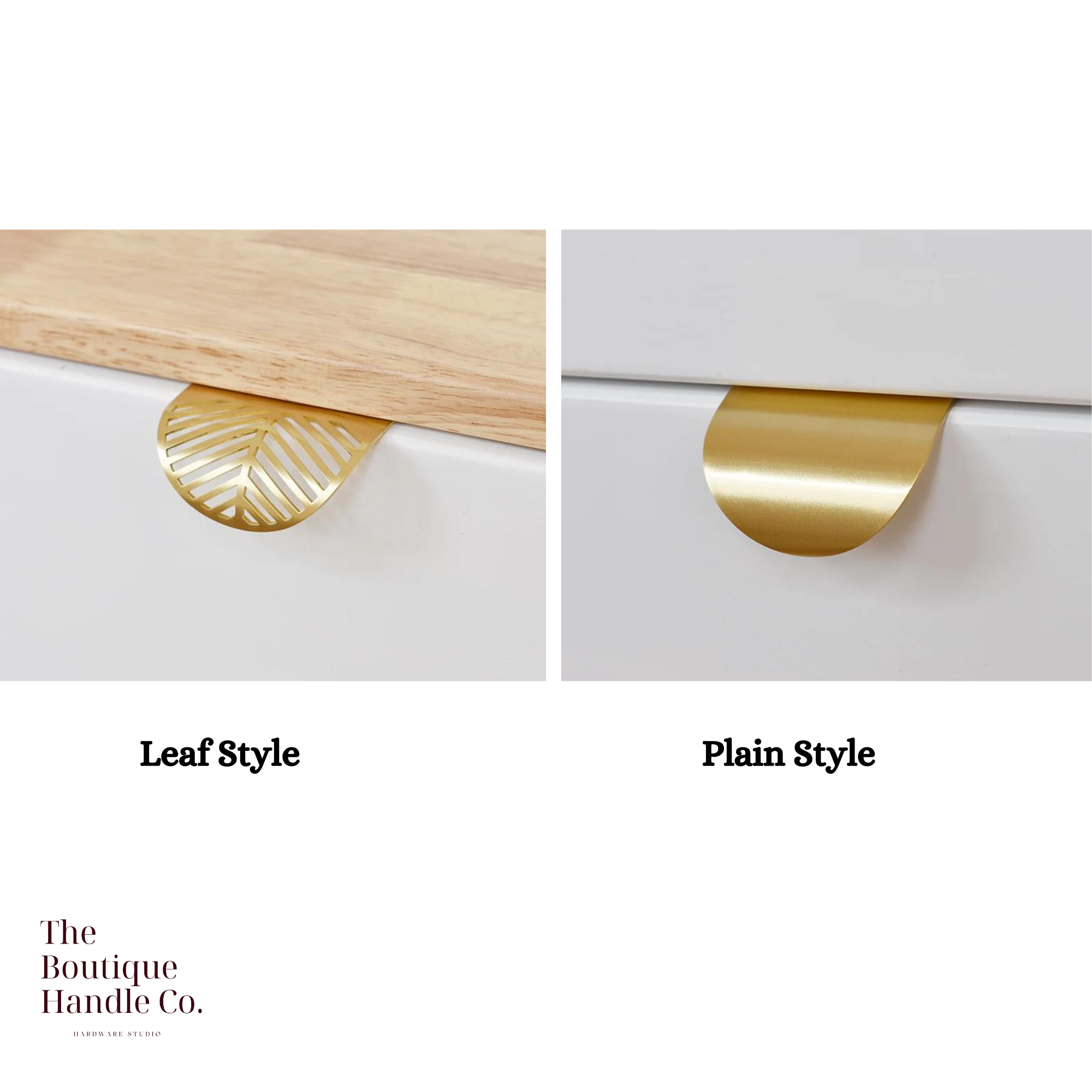 Leaf Inspired Cabinet Pulls | Aurum Folium