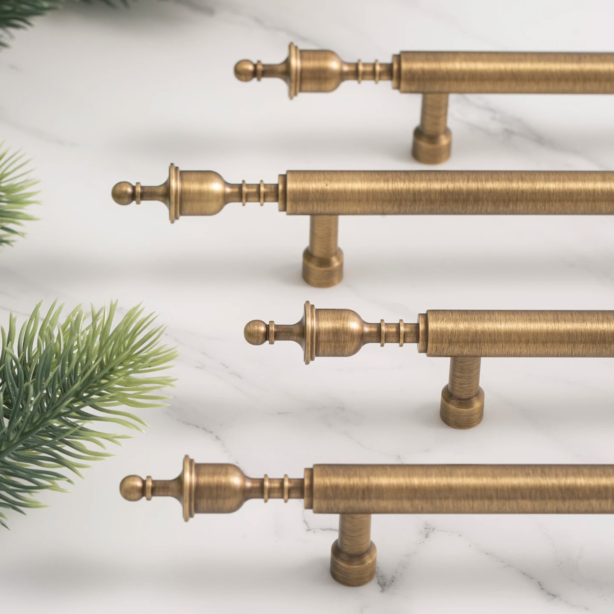 Antique Brass Pull Handles | Magnus