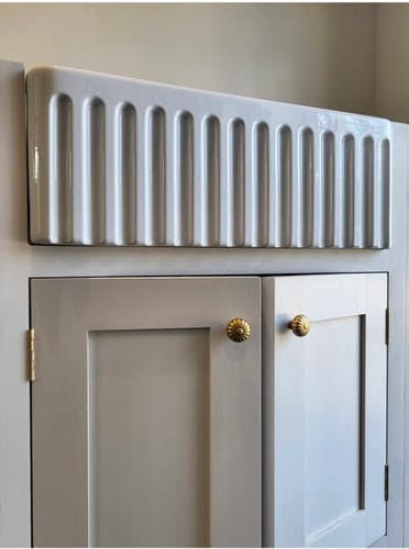 Scalloped Antique Brass Cup Pull | Orabelle