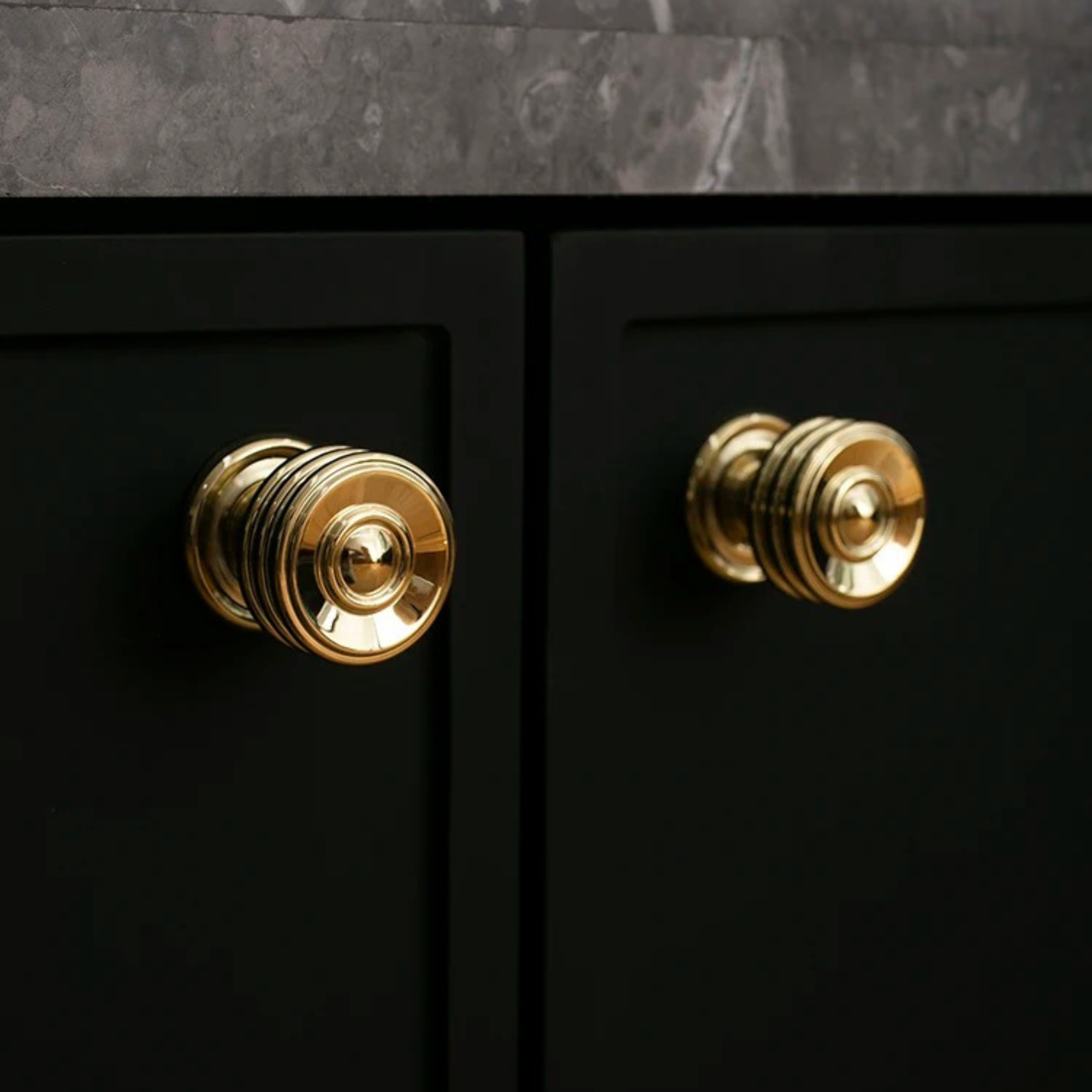 Polished Brass Curved Pull Handles | Curva