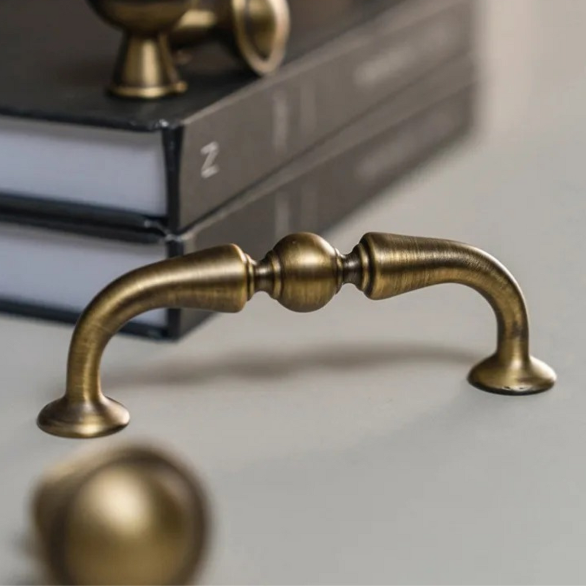 Antique Brass Pull Handles | Kitchen Cabinet Hardware | Luxury Home ...