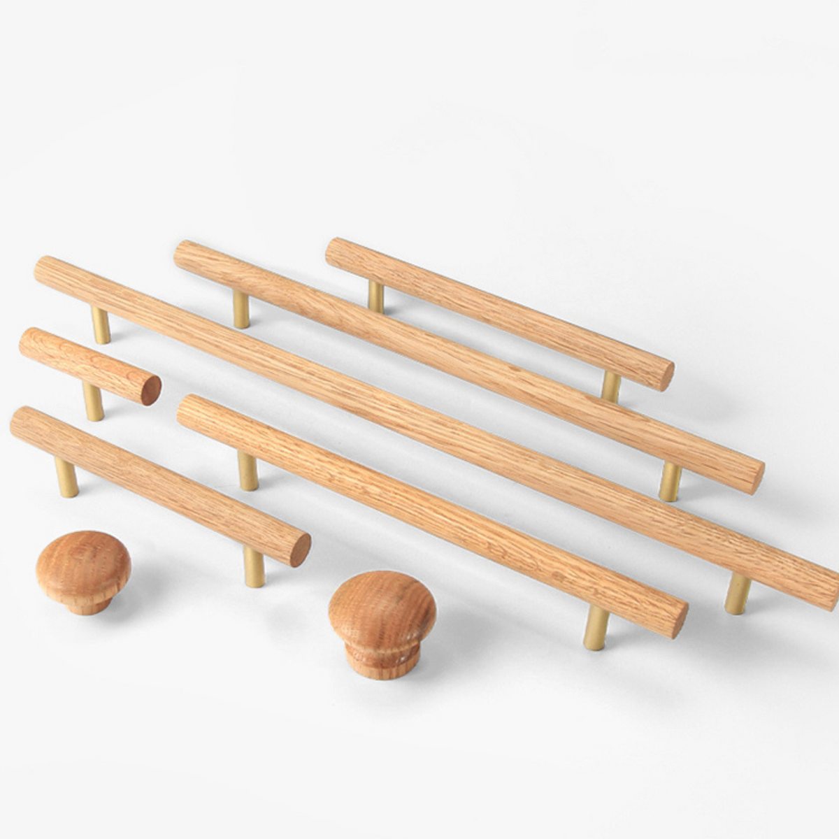 Wood Cabinet Pulls | Brass Cabinet Hardware | Mid Century Modern – The ...