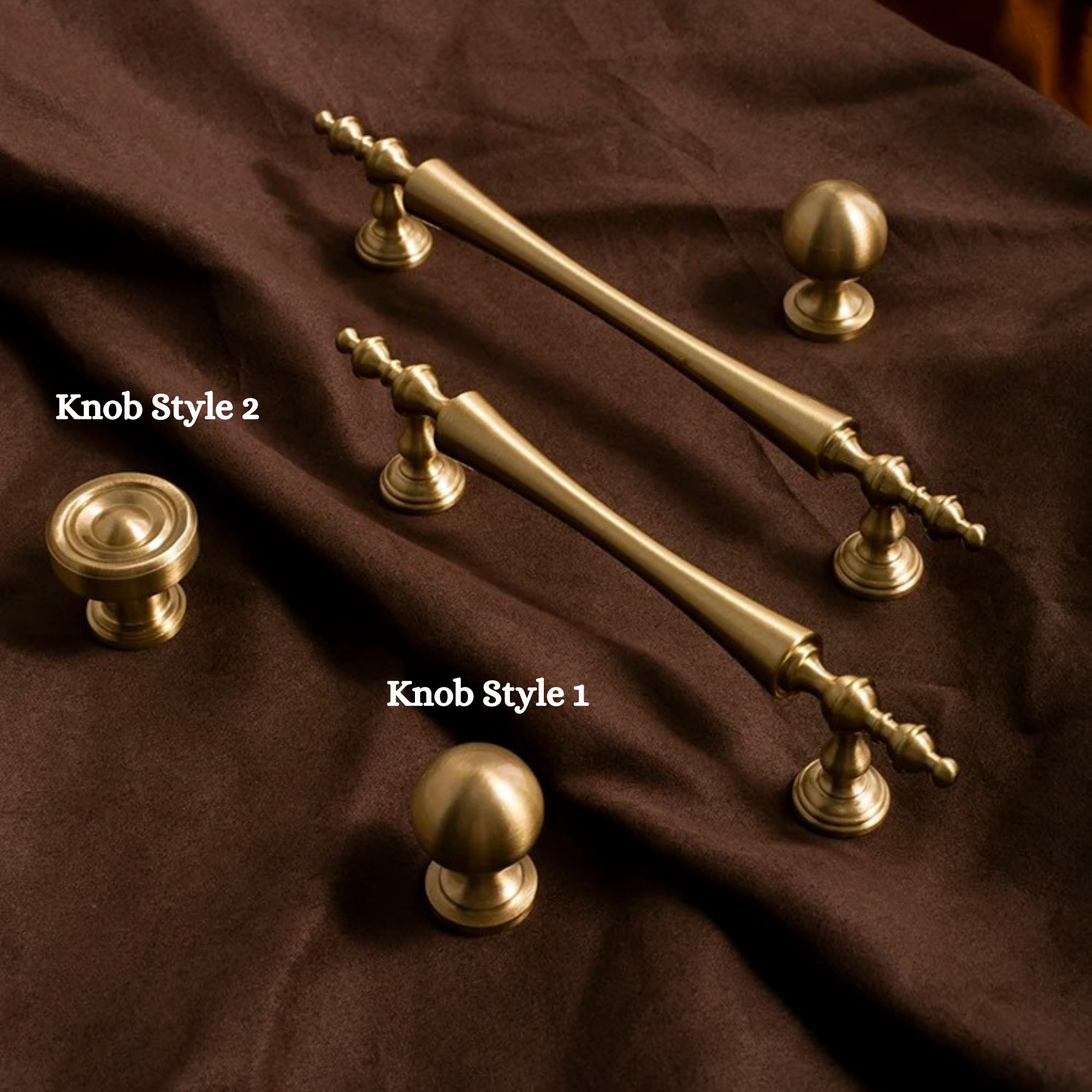 Brushed Brass Pulls | Cidaris