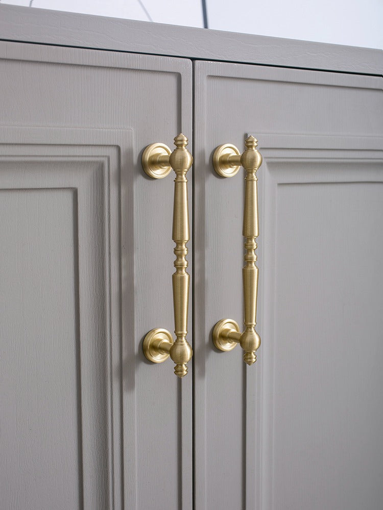 Brass Cabinet Hardware, Traditional Interior Design