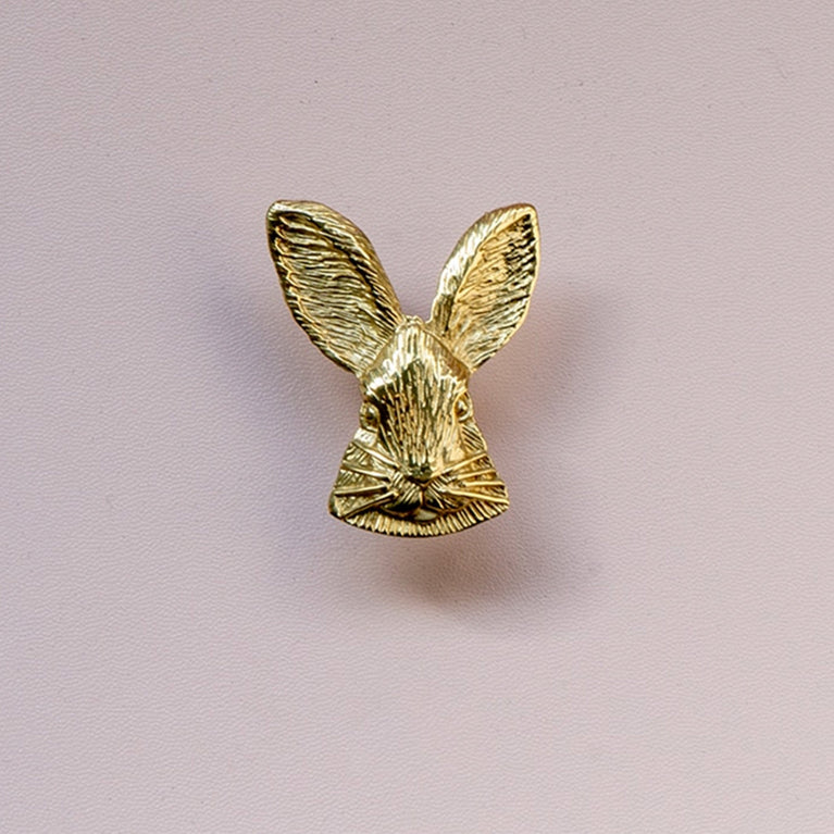 Brass Rabbit Drawer Knobs | Shop Today | The Boutique Handle Co