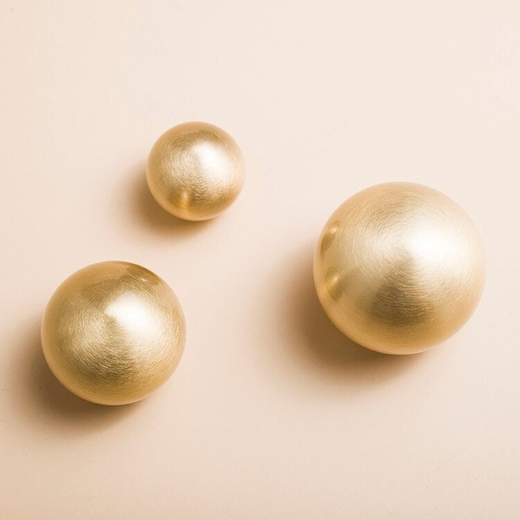 Spherical Brass Knobs | Sphaericus