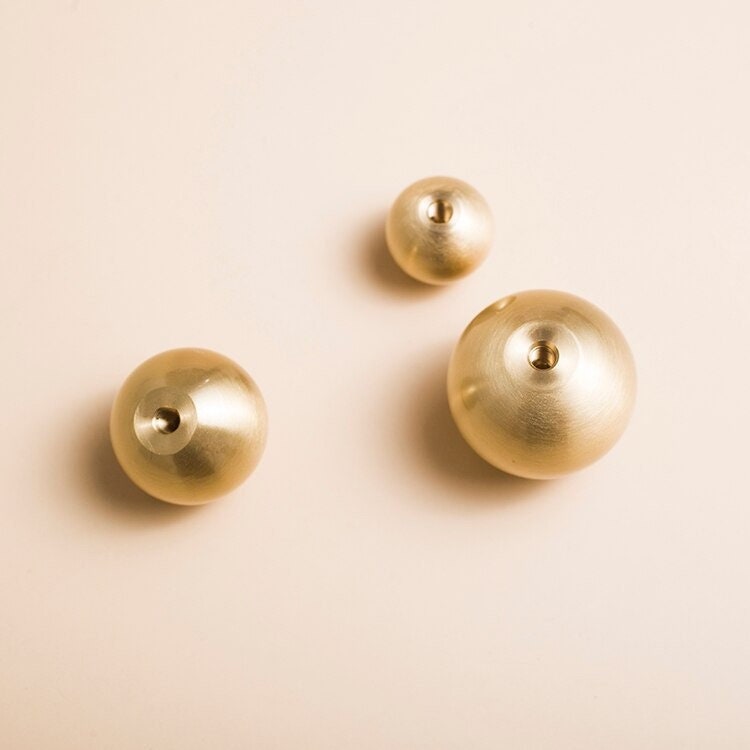 Spherical Brass Knobs | Sphaericus
