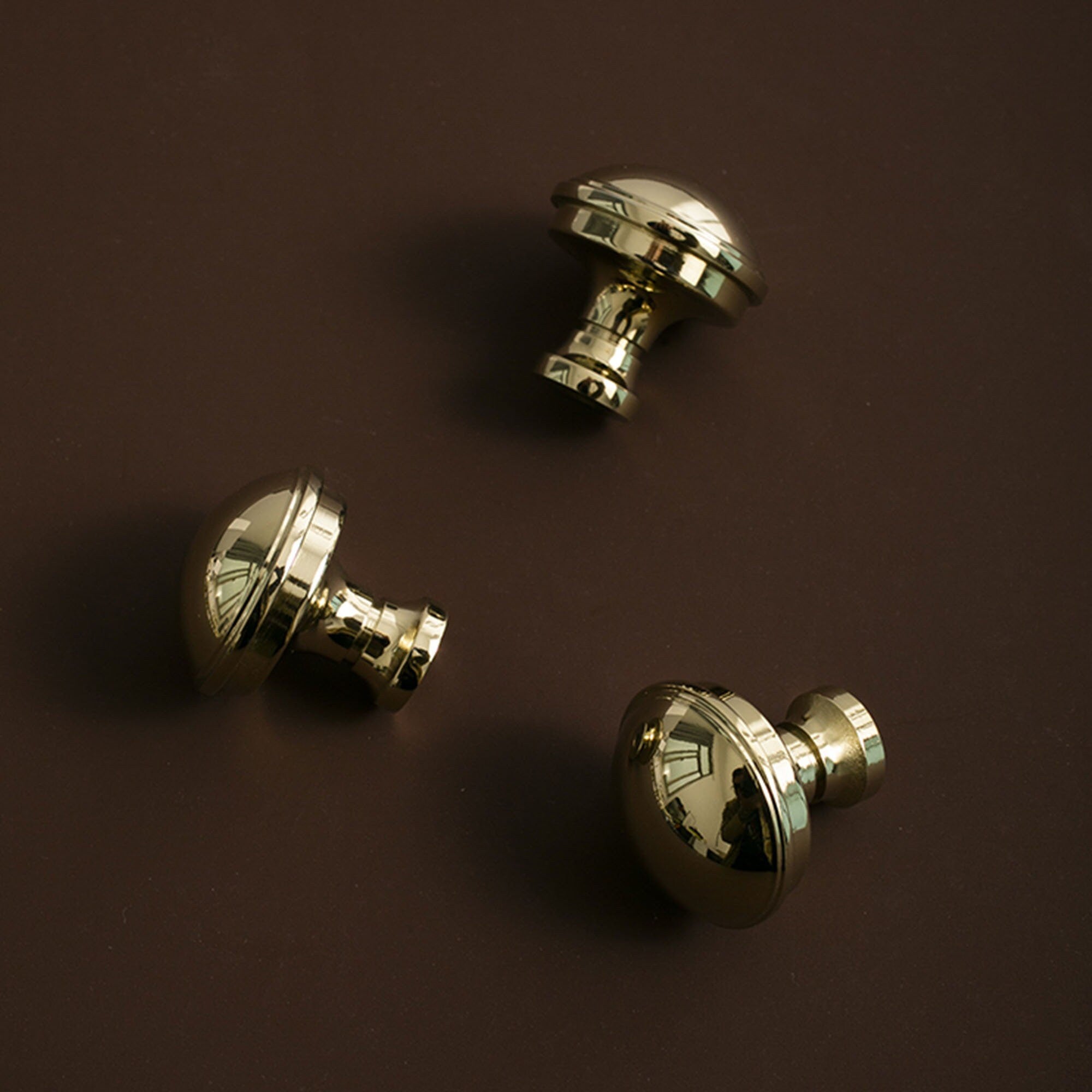 Polished Brass Cabinet Pulls | Lucidum Aurum