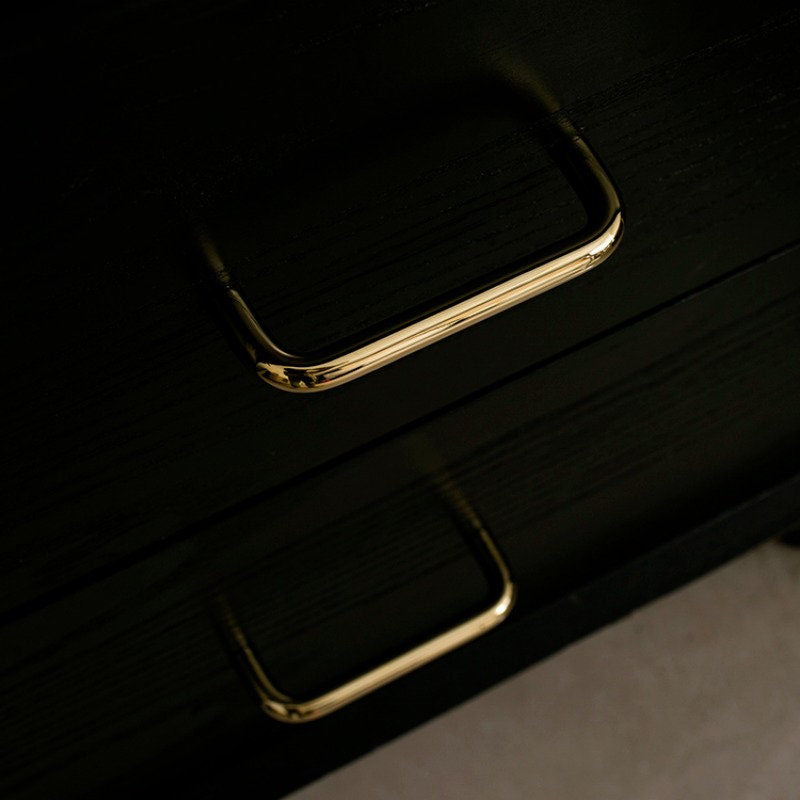 Minimalist Polished Brass Handles | Caelum