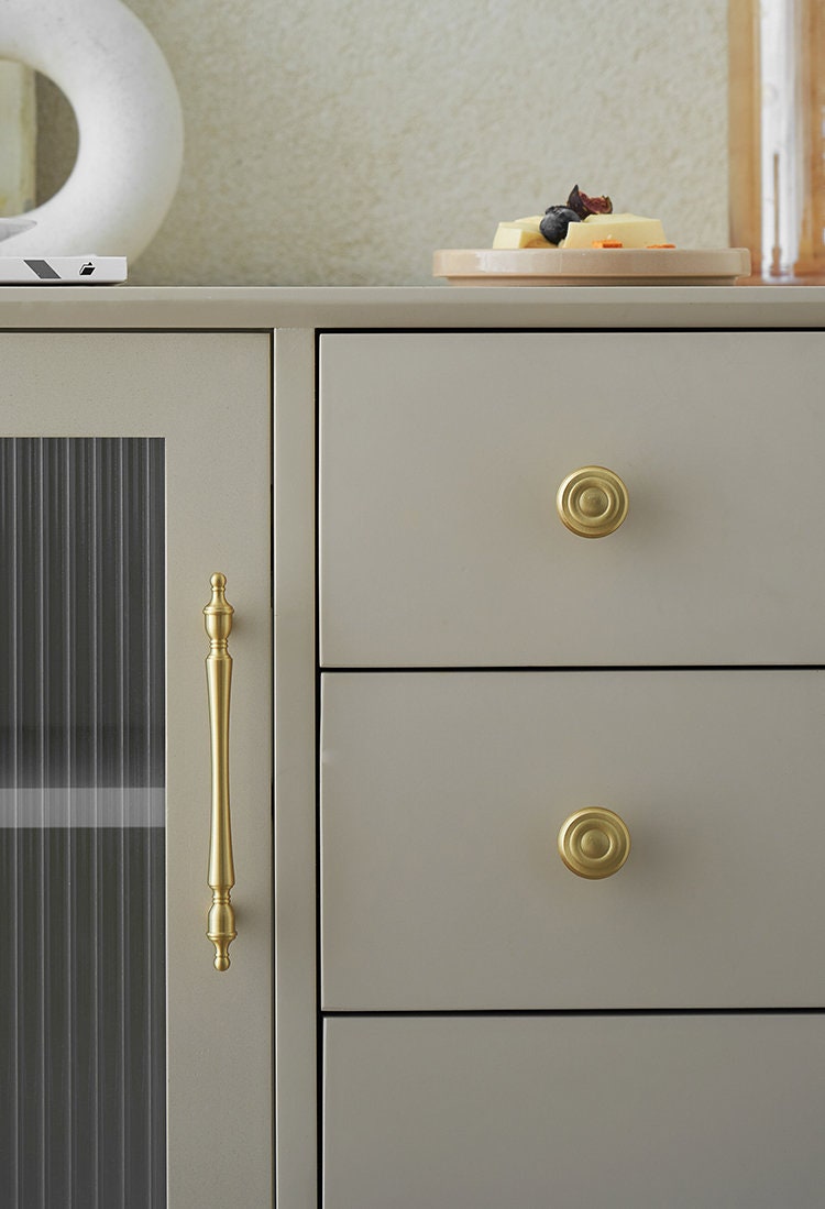 French Inspired Brass Cabinet Pulls | Gallico